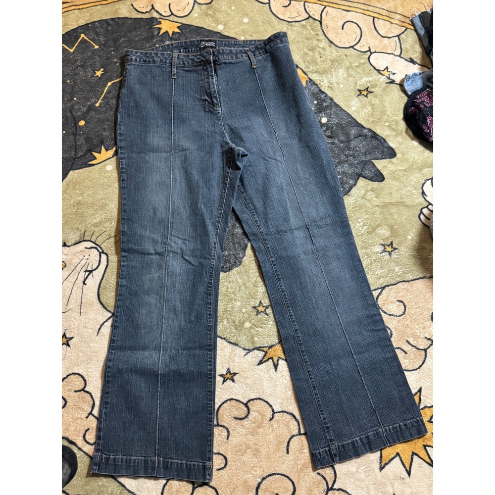 No Boundaries Stretch Jeans Junior‎ 17 Blue Denim Bootcut Mid Rise
